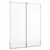 Produktbild 2 för Magnetisk whiteboard hopfällbar 80x100x1,7 cm aluminium