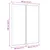 Produktbild 7 för Magnetisk whiteboard hopfällbar 80x100x1,7 cm aluminium
