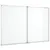 Produktbild 2 för Magnetisk whiteboard hopfällbar 100x80x1,7 cm aluminium