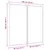 Produktbild 7 för Magnetisk whiteboard hopfällbar 100x100x1,7 cm aluminium