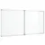 Produktbild 2 för Magnetisk whiteboard hopfällbar 120x60x1,7 cm aluminium