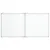 Produktbild 3 för Magnetisk whiteboard hopfällbar 120x60x1,7 cm aluminium