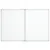 Produktbild 3 för Magnetisk whiteboard hopfällbar 120x80x1,7 cm aluminium