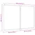 Produktbild 7 för Magnetisk whiteboard hopfällbar 120x80x1,7 cm aluminium