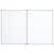 Produktbild 3 för Magnetisk whiteboard hopfällbar 120x100x1,7 cm aluminium