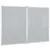 Produktbild 4 för Magnetisk whiteboard hopfällbar 120x100x1,7 cm aluminium