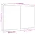 Produktbild 7 för Magnetisk whiteboard hopfällbar 120x100x1,7 cm aluminium