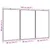 Produktbild 7 för Magnetisk whiteboard hopfällbar 120x80x1,7 cm aluminium