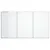 Produktbild 3 för Magnetisk whiteboard hopfällbar 120x100x1,7 cm aluminium
