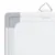 Produktbild 5 för Magnetisk whiteboard hopfällbar 120x100x1,7 cm aluminium