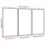 Produktbild 7 för Magnetisk whiteboard hopfällbar 150x80x1,7 cm aluminium