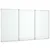 Produktbild 2 för Magnetisk whiteboard hopfällbar 150x100x1,7 cm aluminium