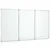 Produktbild 2 för Magnetisk whiteboard hopfällbar 180x80x1,7 cm aluminium