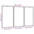 Produktbild 7 för Magnetisk whiteboard hopfällbar 180x80x1,7 cm aluminium