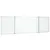 Produktbild 2 för Magnetisk whiteboard hopfällbar 160x50x1,7 cm aluminium