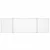Produktbild 3 för Magnetisk whiteboard hopfällbar 160x50x1,7 cm aluminium