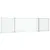 Produktbild 2 för Magnetisk whiteboard hopfällbar 200x50x1,7 cm aluminium
