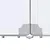 Produktbild 6 för Magnetisk whiteboard hopfällbar 200x50x1,7 cm aluminium
