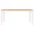 Produktbild 4 för Matbord Panama vit 160x80x75 cm massiv furu