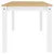 Produktbild 5 för Matbord Panama vit 160x80x75 cm massiv furu