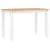 Produktbild 2 för Matbord Corona vit 112x60x75 cm massiv furu