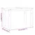 Produktbild 8 för Matbord Corona vit 112x60x75 cm massiv furu