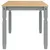 Produktbild 5 för Matbord Corona grå 160x80x75 cm massiv furu