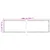 Produktbild 6 för Insynsskydd för balkong antracit 1000x75 cm PVC