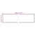 Produktbild 6 för Insynsskydd för trädgården vit 400x75 cm PVC