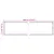 Produktbild 6 för Insynsskydd för balkong vit 600x75 cm PVC