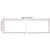 Produktbild 6 för Insynsskydd för balkong gräddvit 700x90 cm PVC