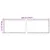 Produktbild 6 för Insynsskydd för balkong vit 500x75 cm PVC