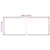 Produktbild 6 för Insynsskydd för balkong gräddvit 800x120 cm PVC