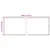 Produktbild 6 för Insynsskydd för balkong vit 500x120 cm PVC