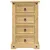 Produktbild 4 för Sängbord Corona 53x39x84 cm massiv furu
