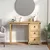 Produktbild 3 för Sminkbord Corona 110x50x75 cm massiv furu
