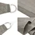 Produktbild 7 för Solsegel 160 g/m² fyrkantig ljusgrå 5x5 m HDPE