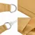Produktbild 6 för Solsegel 160 g/m² fyrkantig sand 3,6x3,6 m HDPE