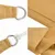 Produktbild 6 för Solsegel 160 g/m² rektangulär sand 3,5x4,5 m HDPE