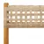 Produktbild 9 för Hopfällbara trädgårdsstolar 4 st beige konstrotting/massivt trä