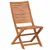 Produktbild 3 för Hopfällbara trädgårdsstolar 6 st 51x66x95 cm massivt akaciaträ