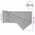 Produktbild 8 för Insynsskyddsnät ljusgrå 1,8x25 m HDPE 195 g/m²