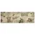 Produktbild 2 för Köksmatta maskintvättbar kaffe brun 60x180 cm sammet
