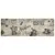 Produktbild 2 för Köksmatta maskintvättbar kaffe grå 60x180 cm sammet