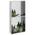 Produktbild för Duschnisch borstad silver 32x62x9 cm rostfritt stål