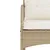 Produktbild 7 för Gungstol för trädgården med dynor beige konstrotting
