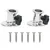 Produktbild 8 för Förlängningsdel för båtkapell set blå 170x170x(113-182,5) cm