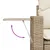 Produktbild 6 för Loungegrupp för trädgården m. dynor 11 delar beige konstrotting