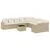 Produktbild 2 för Loungegrupp för trädgården m. dynor 11 delar beige konstrotting