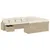 Produktbild 2 för Loungegrupp för trädgården m. dynor 11 delar beige konstrotting